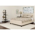 Flash Furniture Platform Bed Set, Tribeca, Queen, Beige HG-BM-19-GG